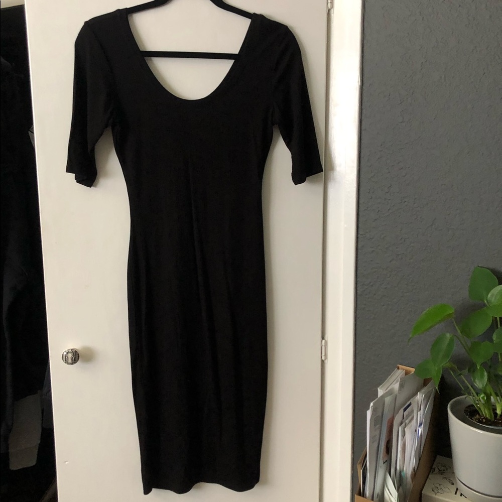 FashionNova Ribbed Midi Dress